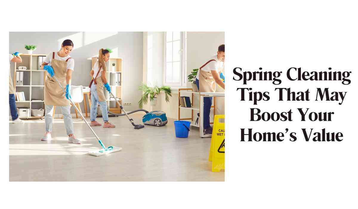 Homeowner power washing front porch to improve home value