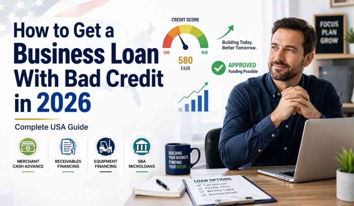 business loan bad credit USA 2026